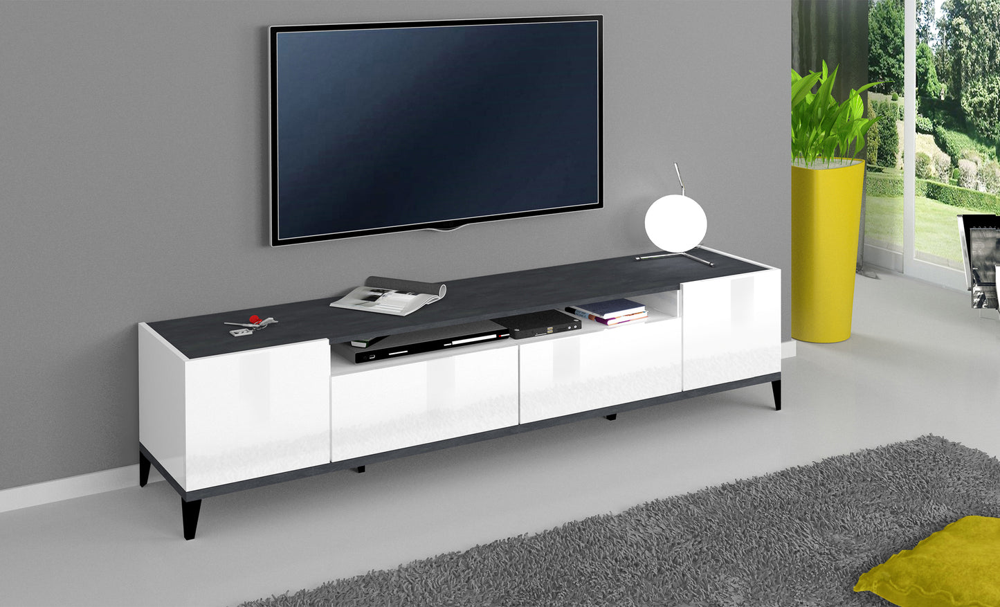 Porta tv SUNRISE 200 cm
