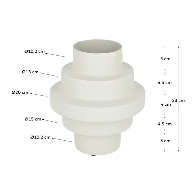 Vaso Velia beige