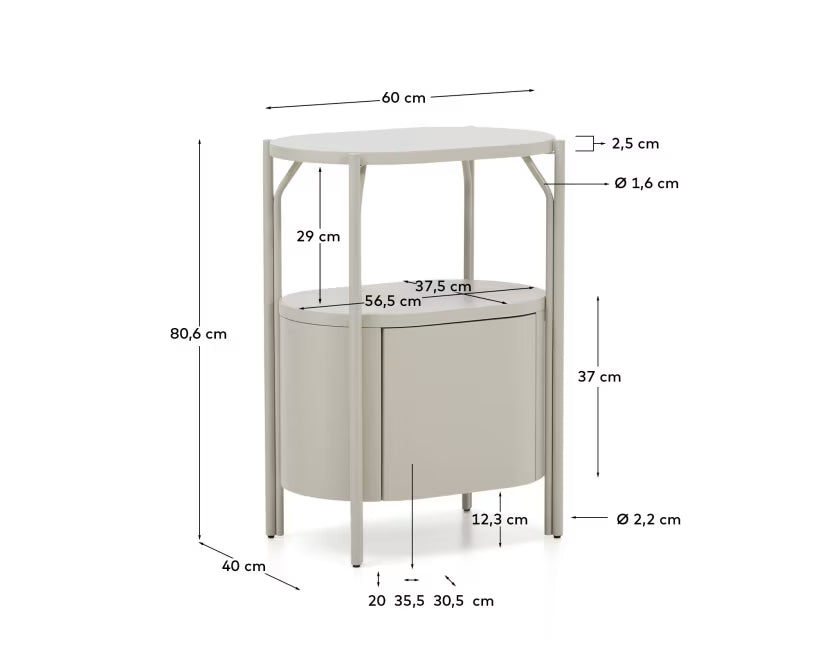 Mobile bagno Arely bianco 60x40