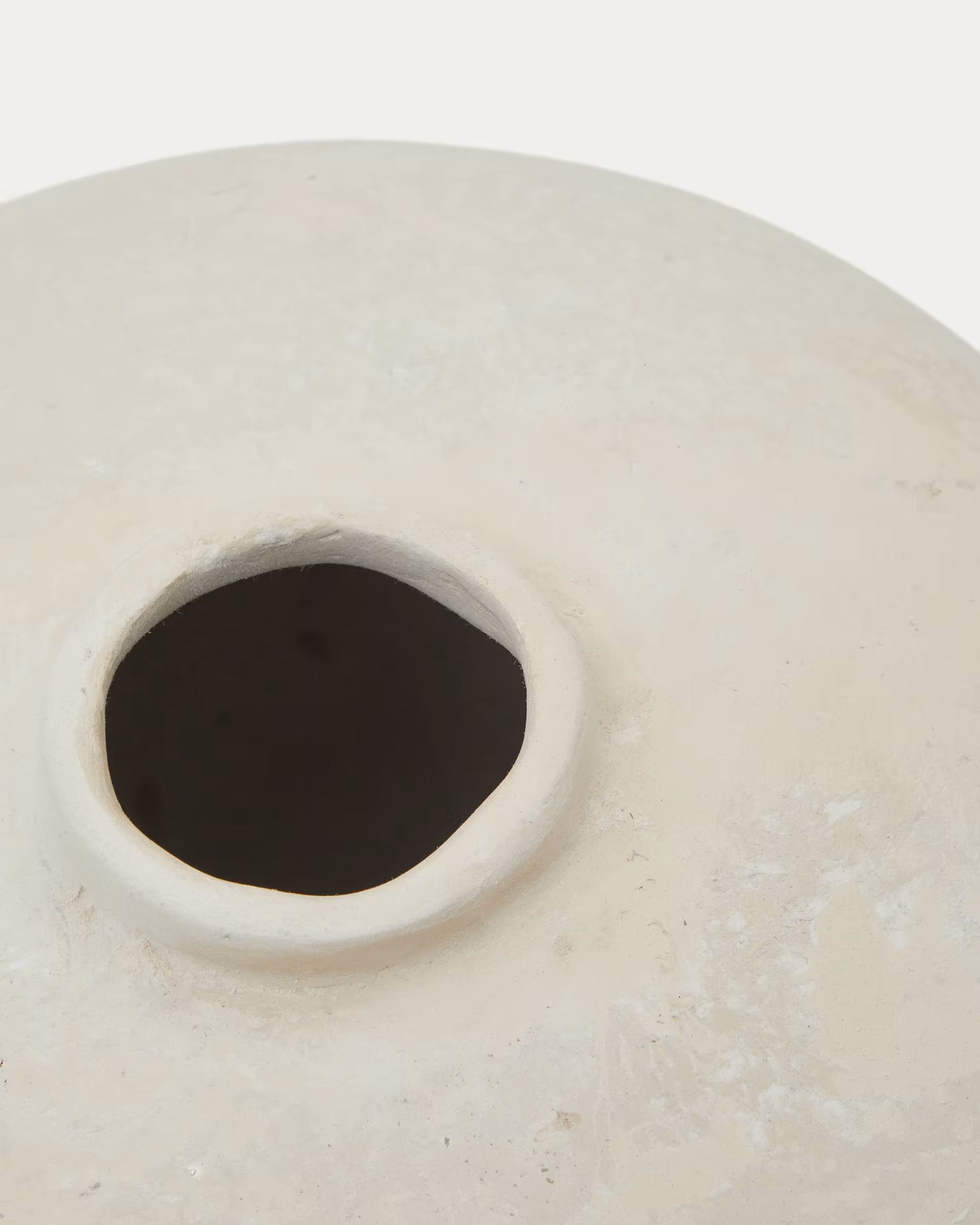 Vaso Serina in cartapesta bianca 36,5 cm