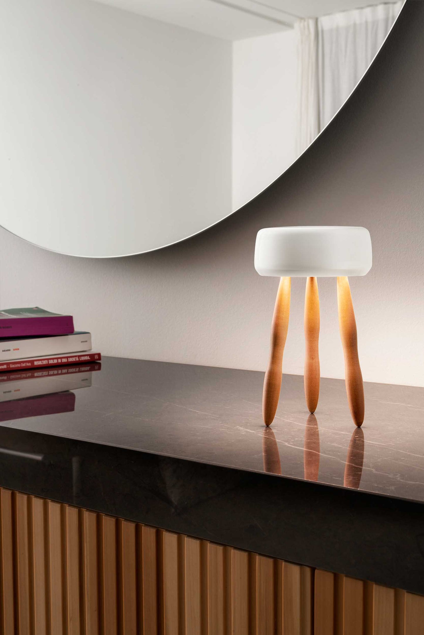 Lampada da tavolo a batteria DRUM Art. 7711