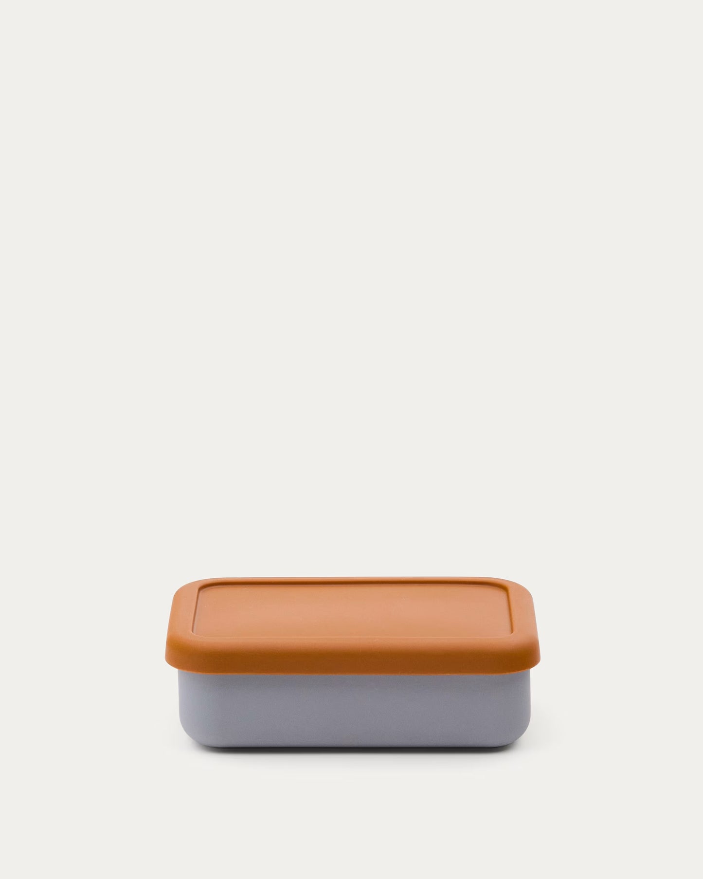 Contenitore Lili in silicone arancione e blu