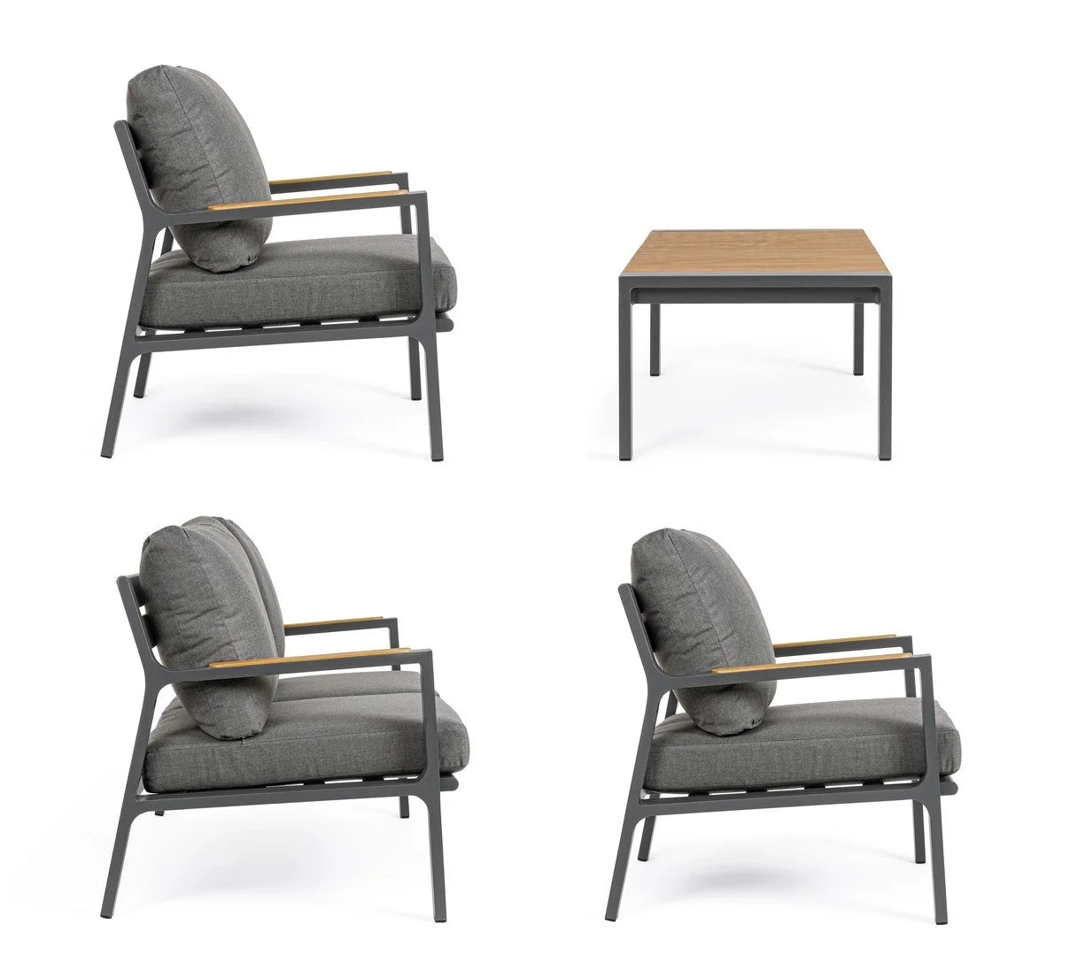 Set salotto ERNST antracite
