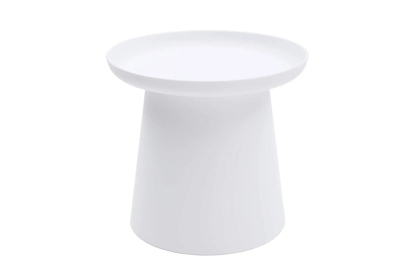 Tavolino IBIZA in polipropilene bianco 50×46 cm