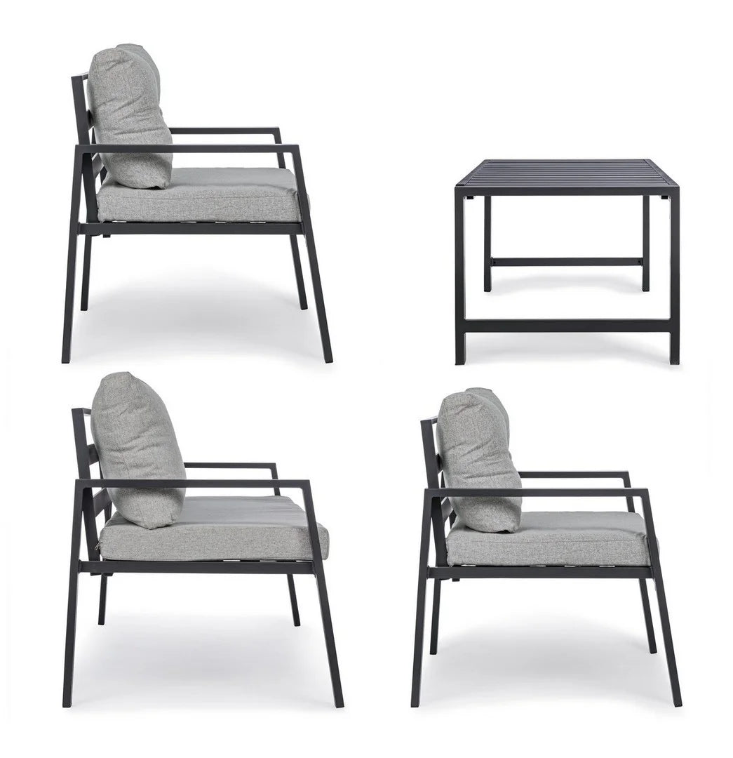Set salotto LORILLARD antracite