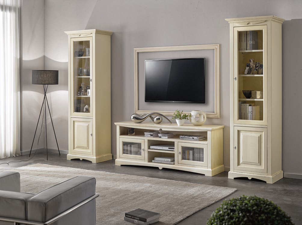 Porta TV 2 porte vetro