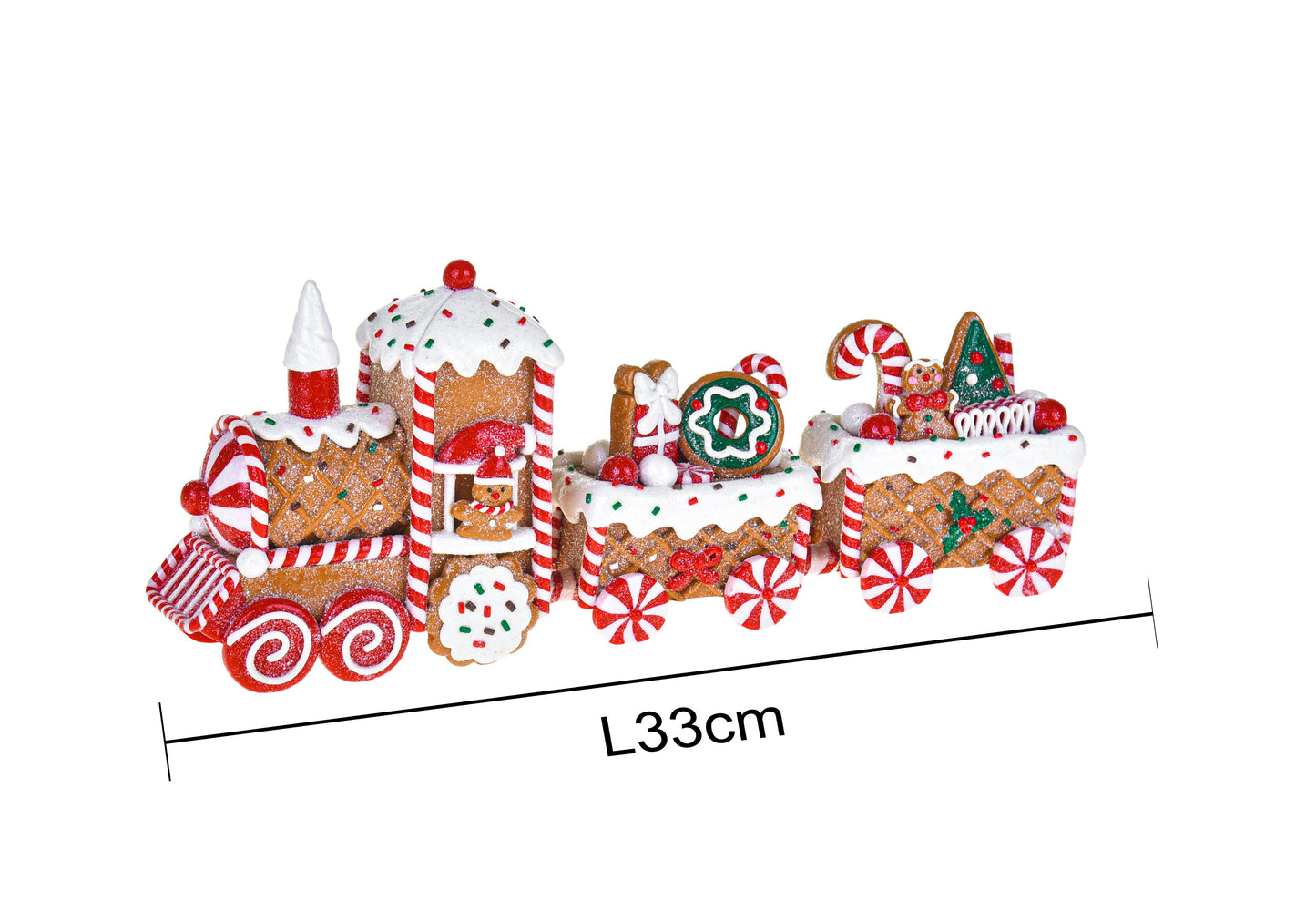 TRENINO 33 CM C/DOLCI NATALE