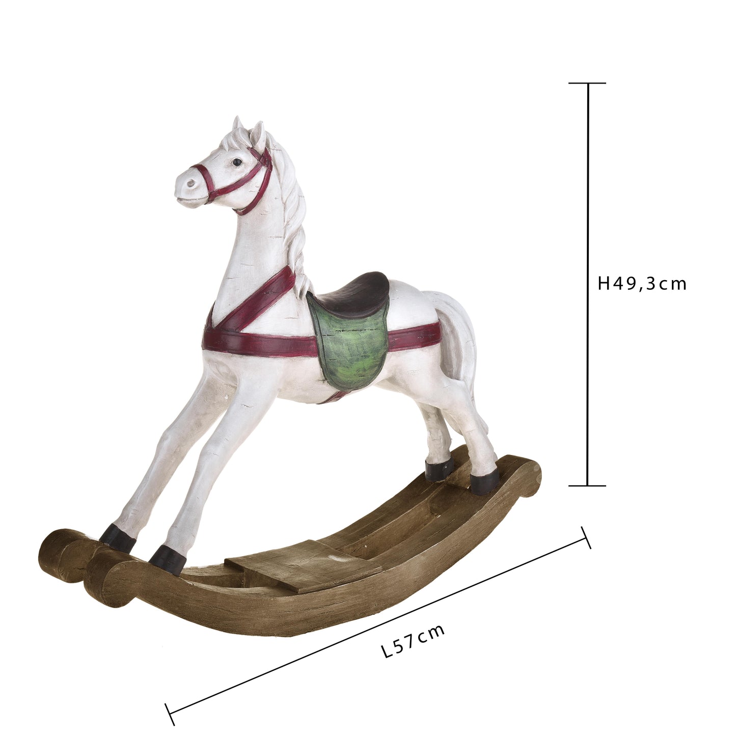 CAVALLO 57 CM A DONDOLO