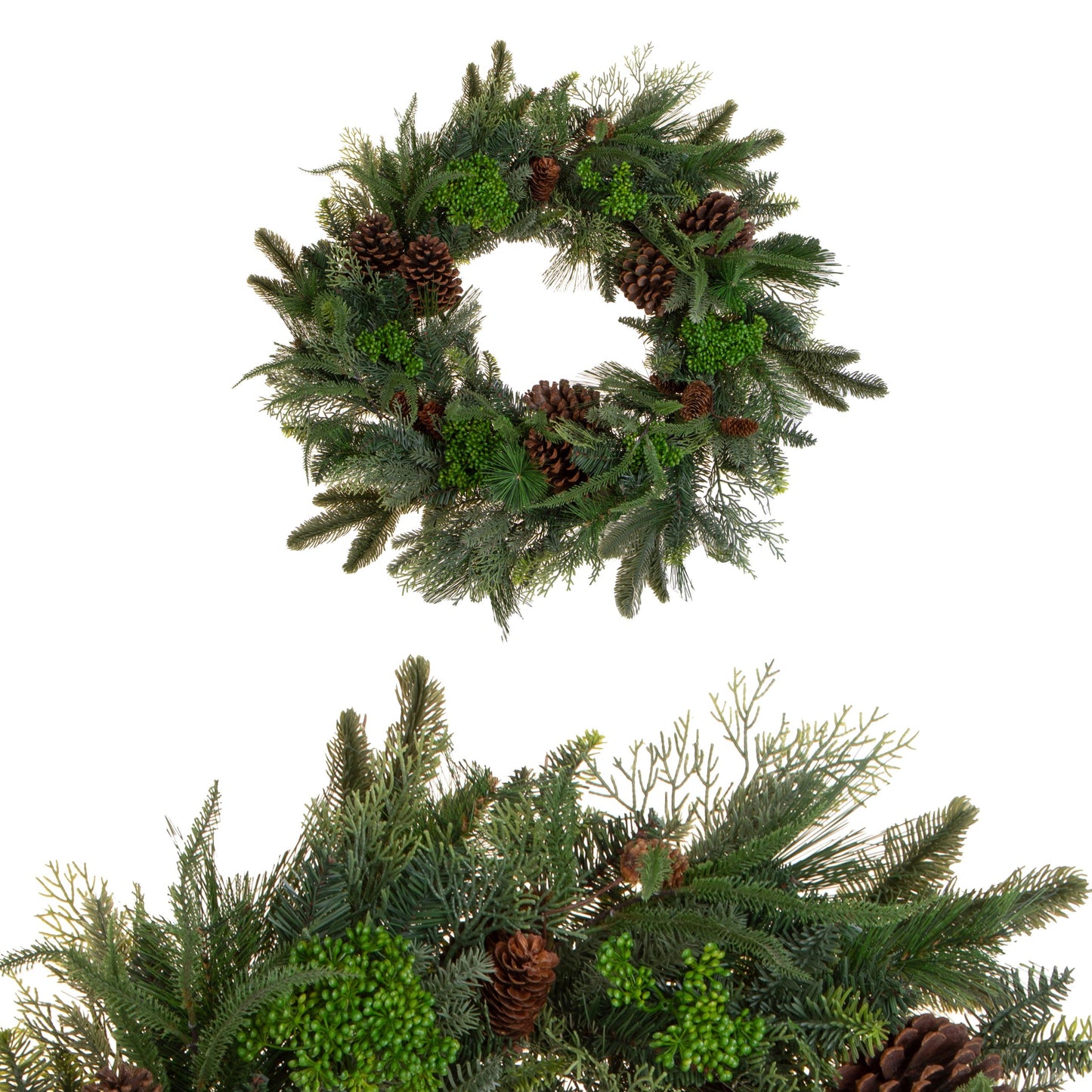CORONA 71 CM GREEN PINE