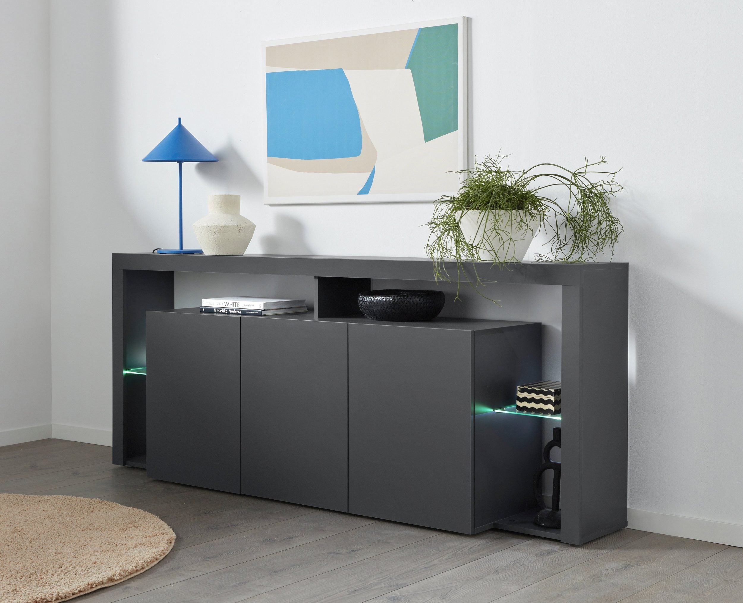 Credenza ESSENTIAL 3 ante da 200 cm