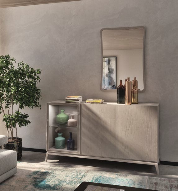 Credenza 2 porte + 1 vetro Art.1333T/AP