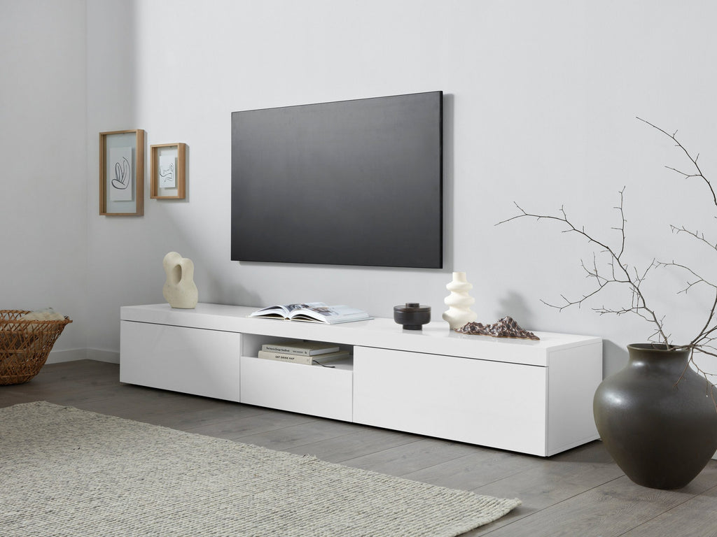 Porta TV ESSENTIAL 220 cm 2 anta 1 ribalta