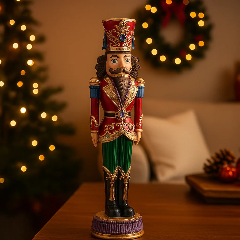 Statuetta di Soldatino Multicolor  con led da h 35 cm