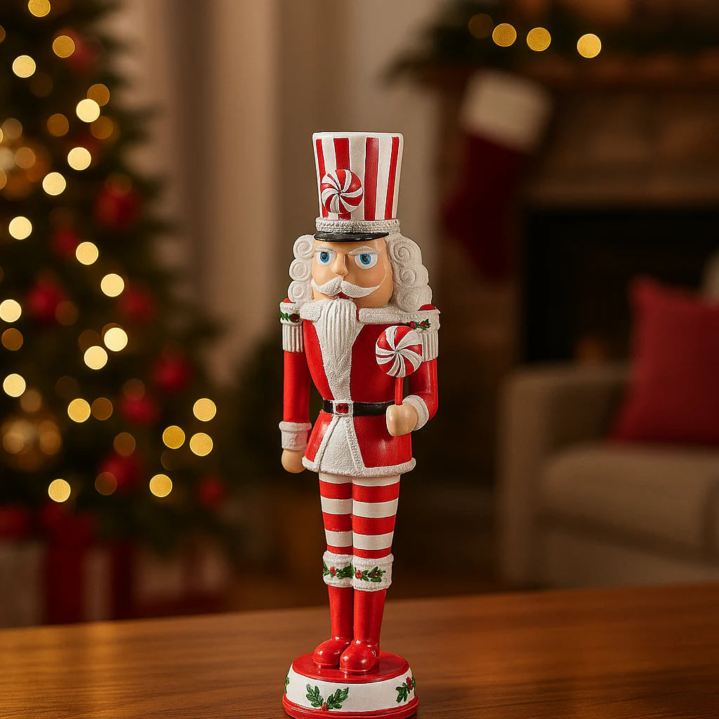 Statuetta di Soldatino verde e rosso  da 33 cm