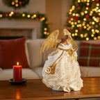 Puntale per albero di natale angelo NAIM  h28 cm