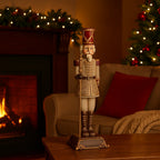 Statuetta schiaccianoci in poliresina Soldatino WALNUTS h 42 cm