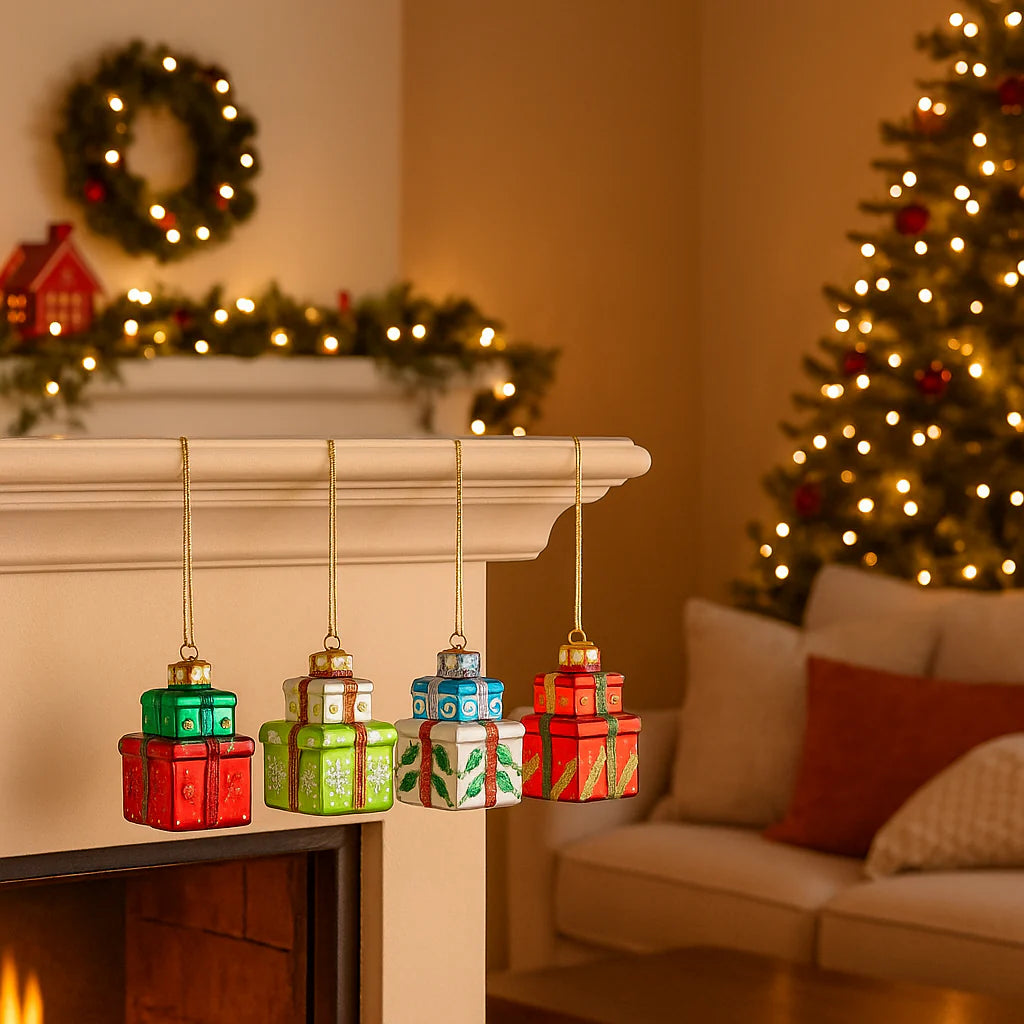 Set da 4 pezzi Pendagli decorativi regali colorati