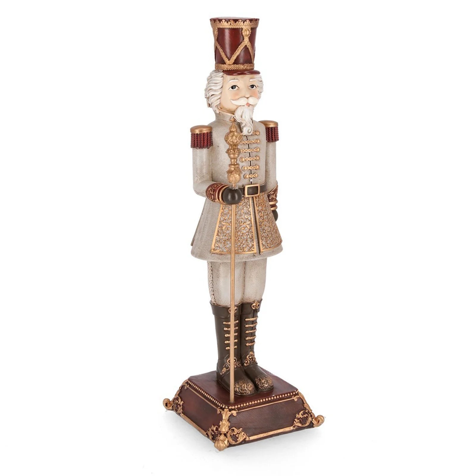 Statuetta schiaccianoci in poliresina Soldatino WALNUTS h 42 cm