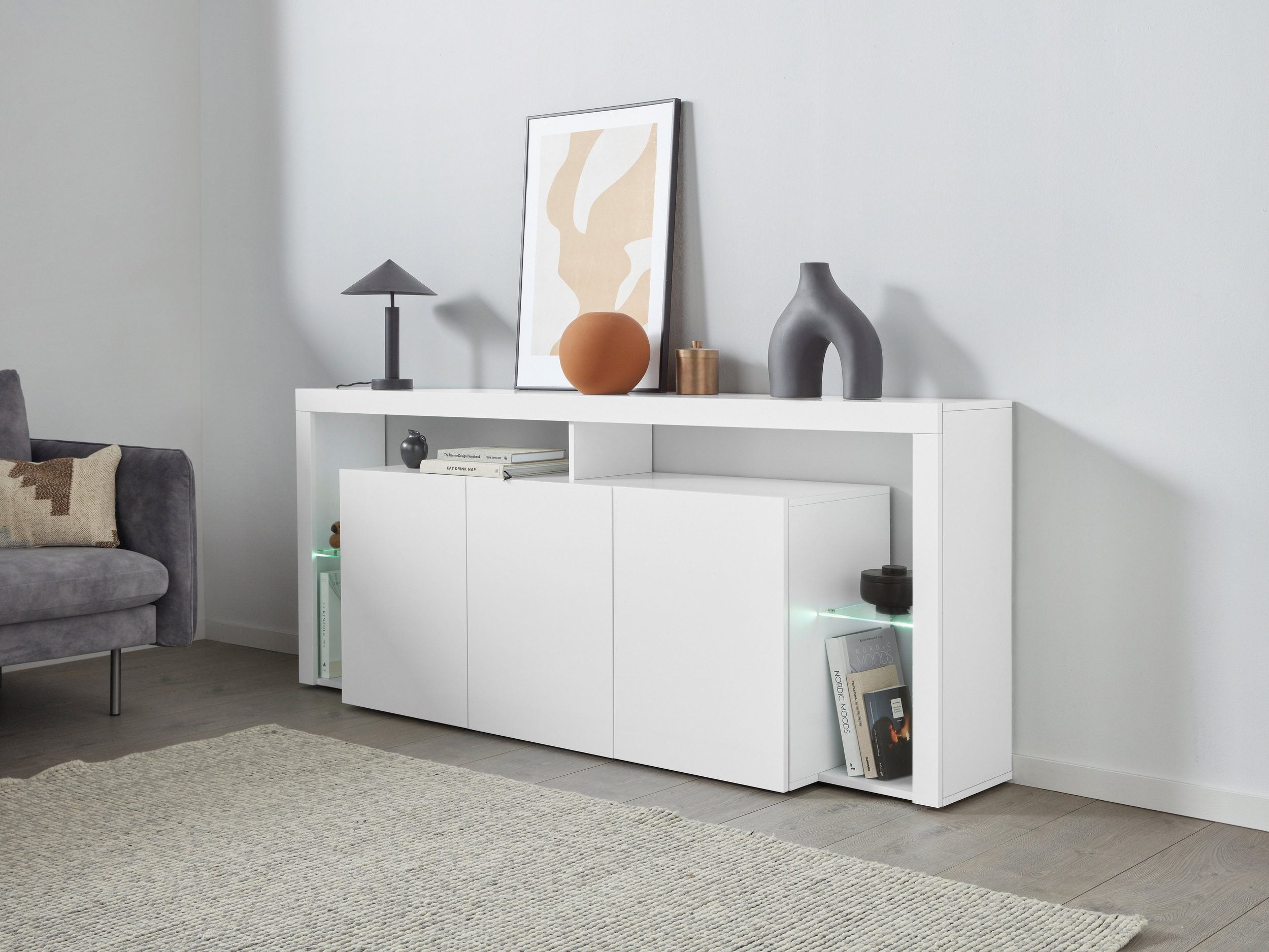 Credenza ESSENTIAL 3 ante da 200 cm