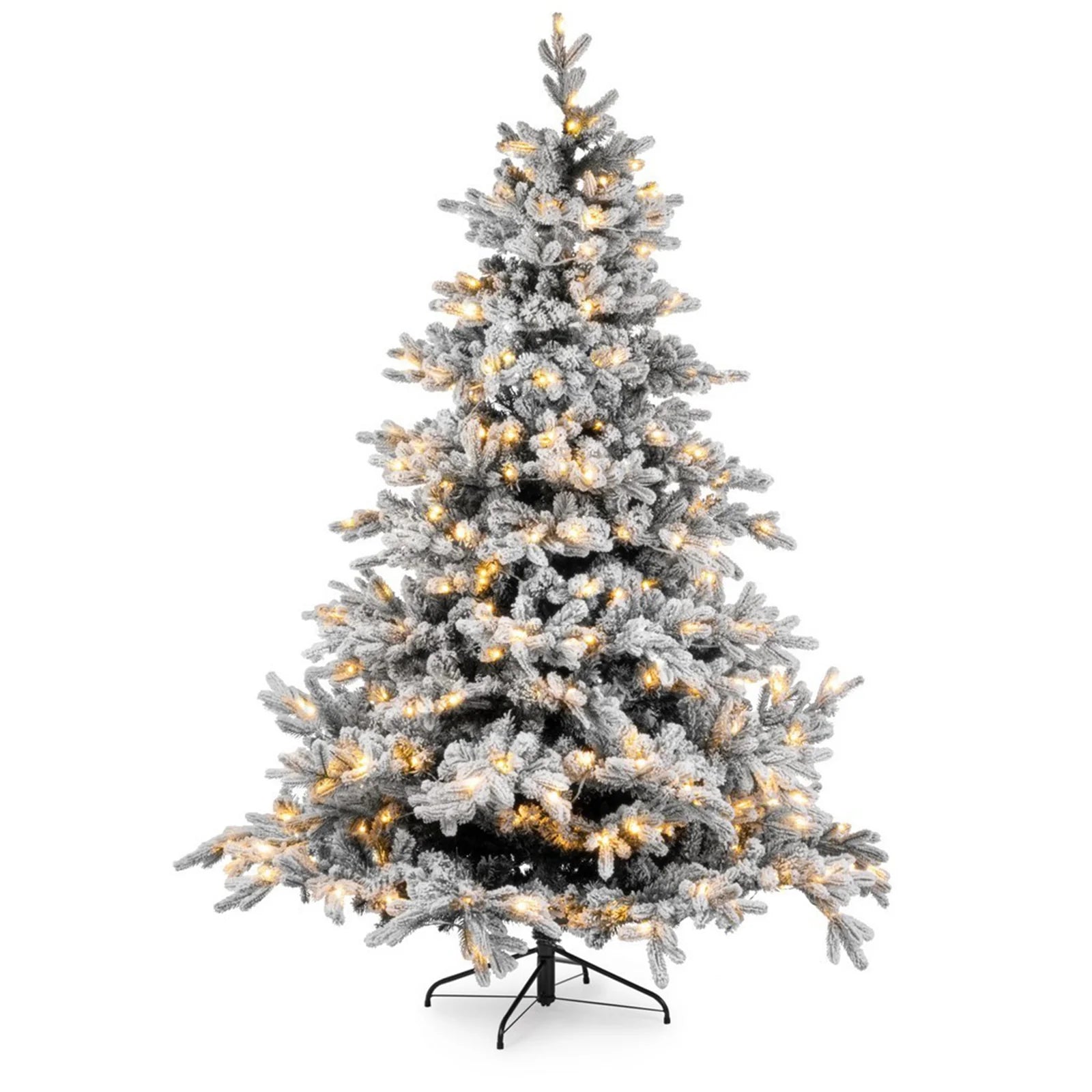 Albero innevato "TIRES" con big LED 180 CM