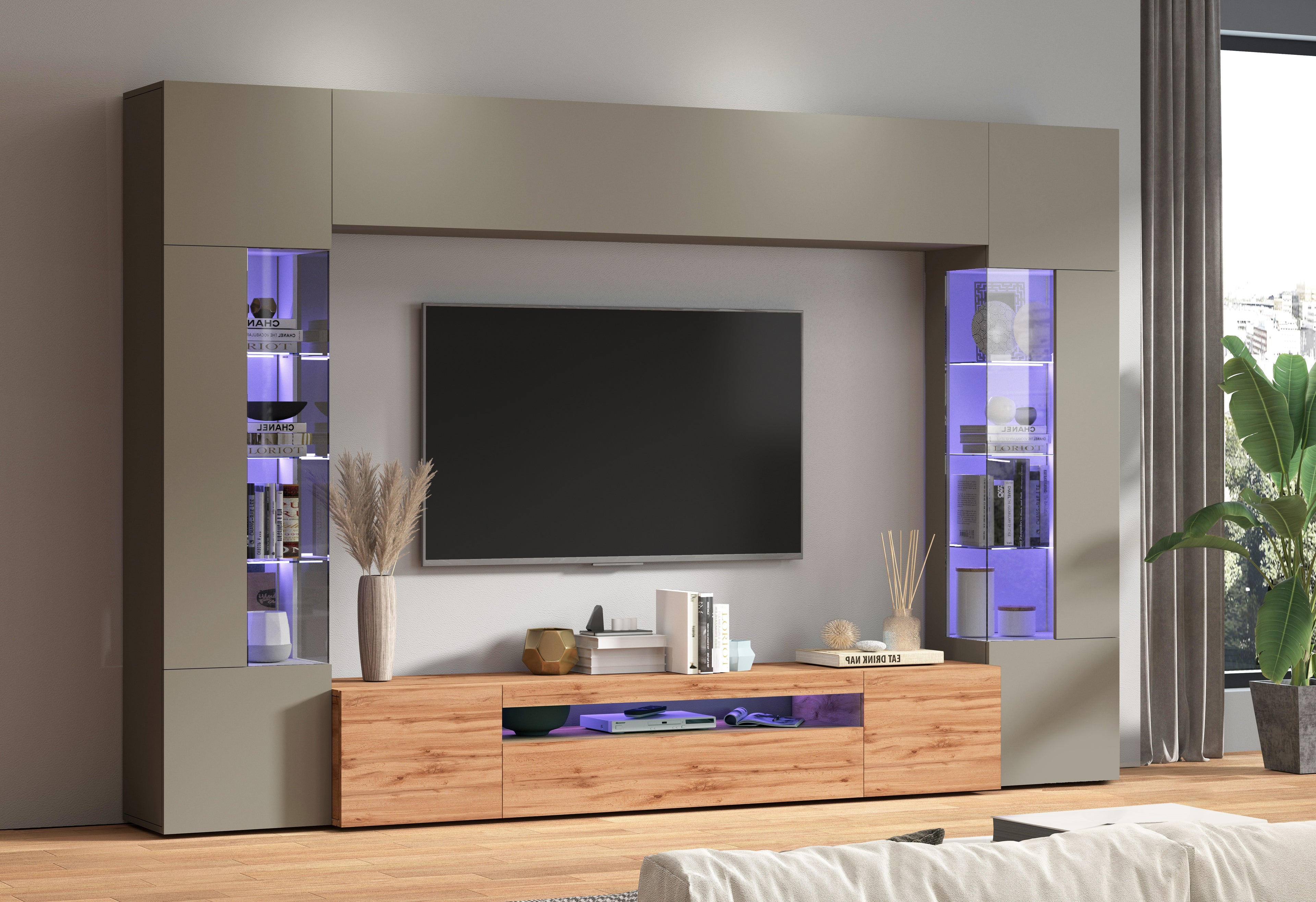 Soggiorno EGYPT con 2 vetrine