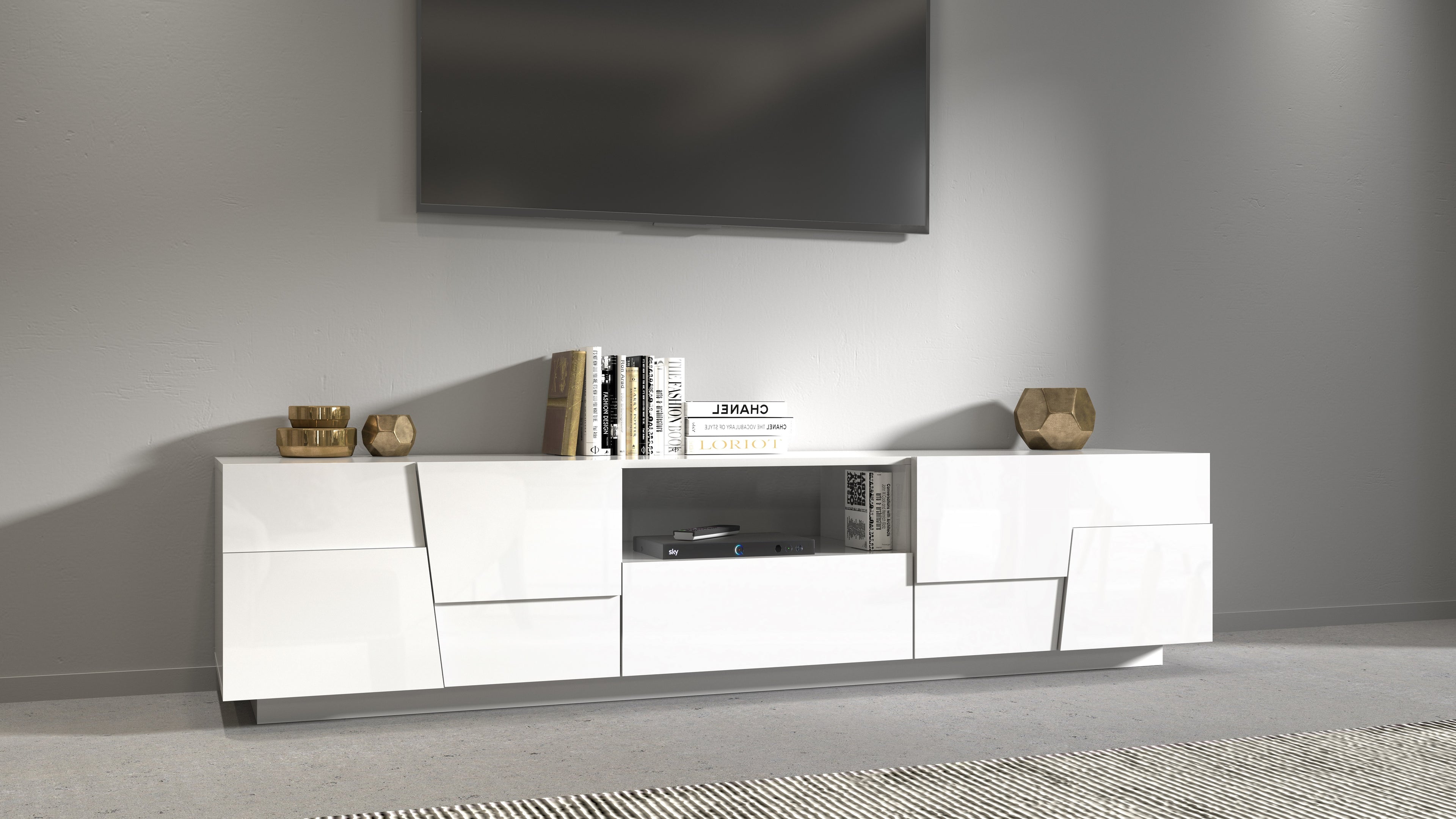 Porta TV PONGO da 220 cm