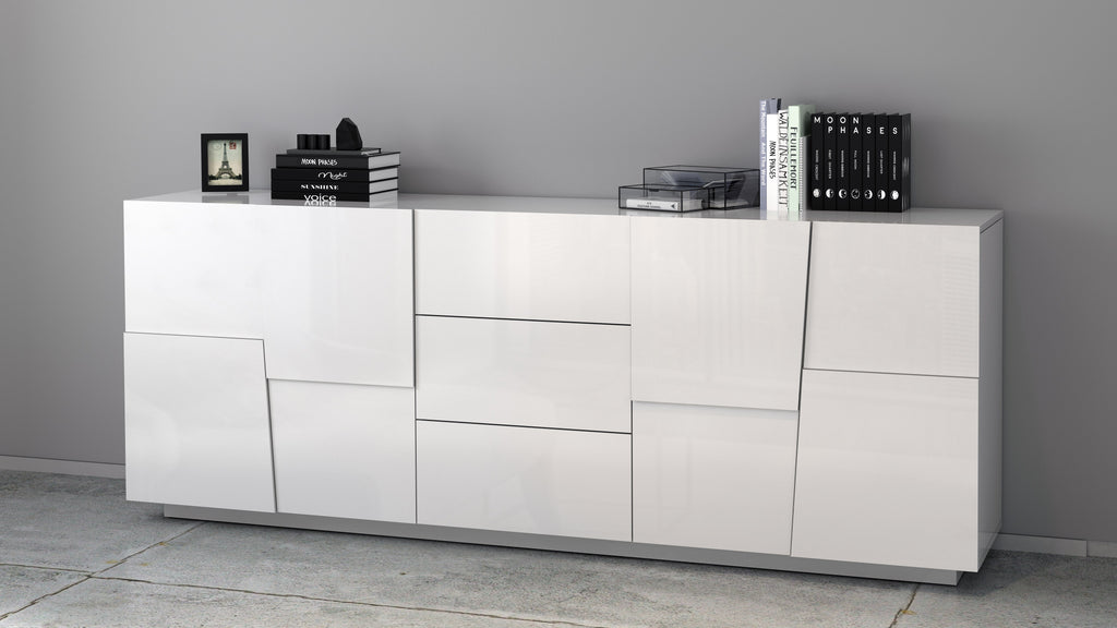 Credenza PONGO a 4 ante e 3 cassetti
