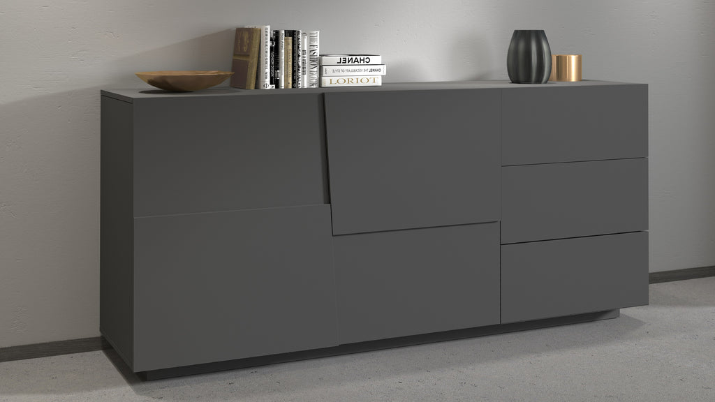 Credenza PONGO da 180 cm 2 ante e 3 cassetti