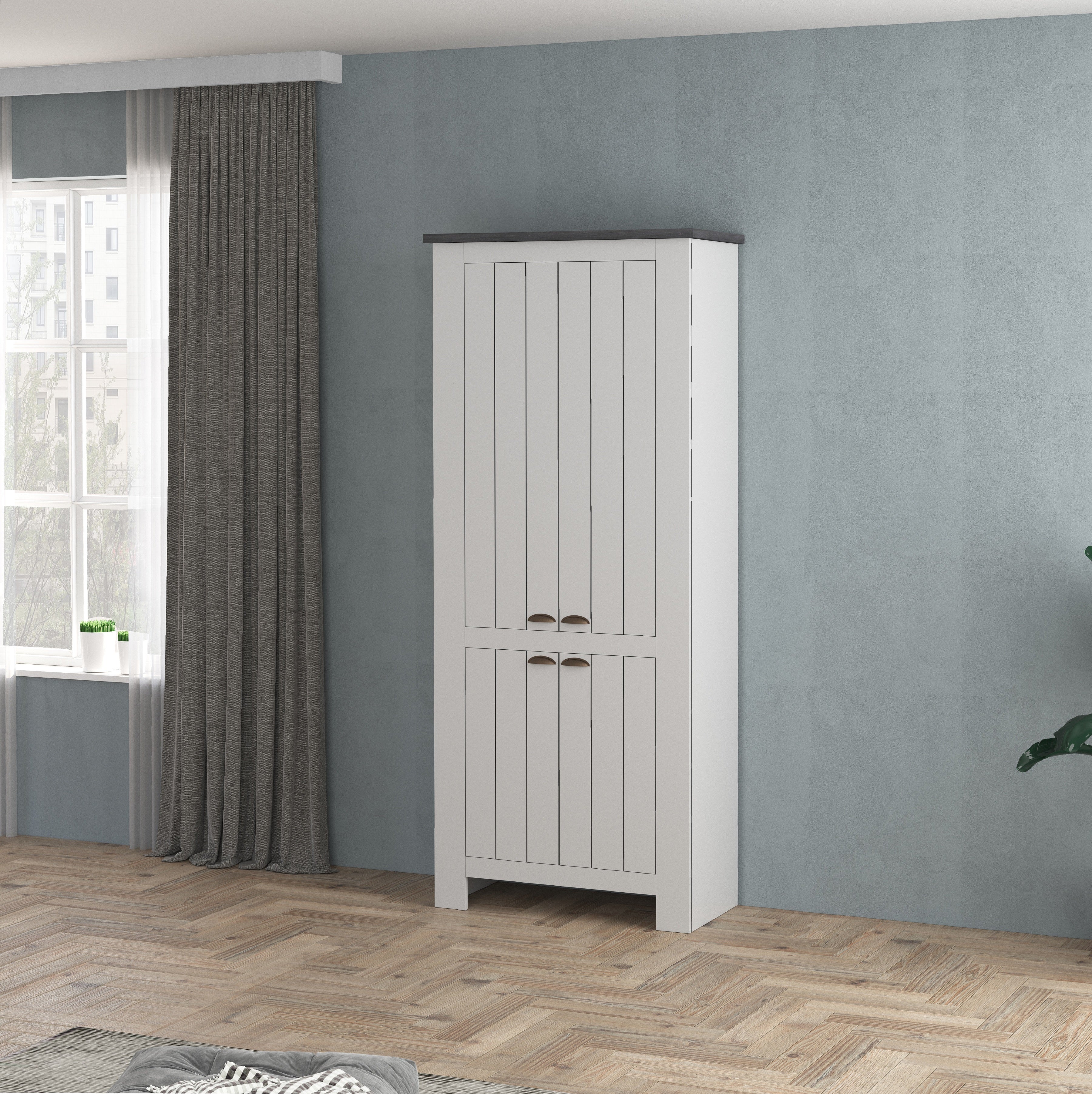 Armadio scarpiera FIGO a 4 ante battenti