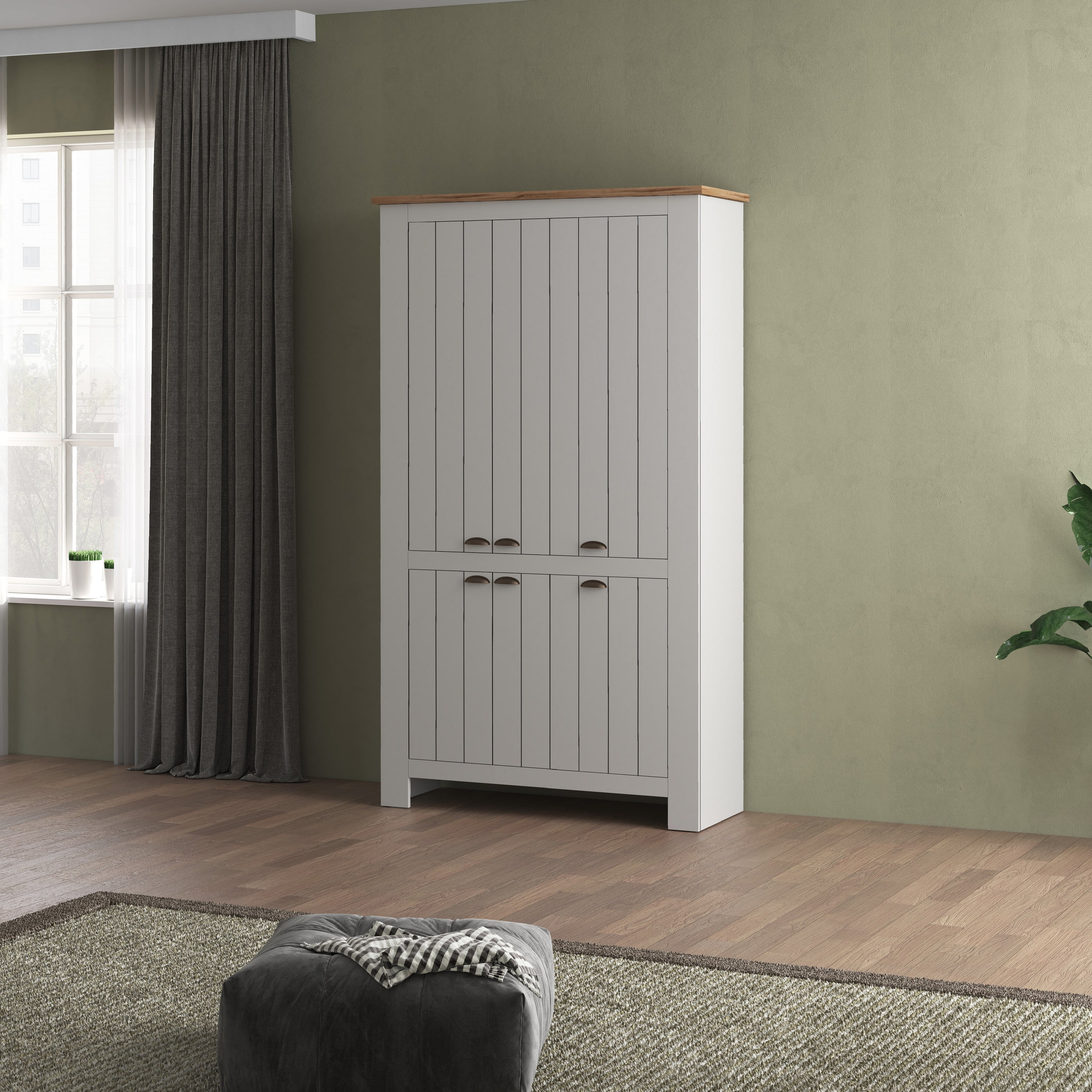 Armadio scarpiera FIGO a 6 ante battenti