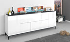 Credenza SUNRISE 4 ante + 1 anta ribalta da 200 cm