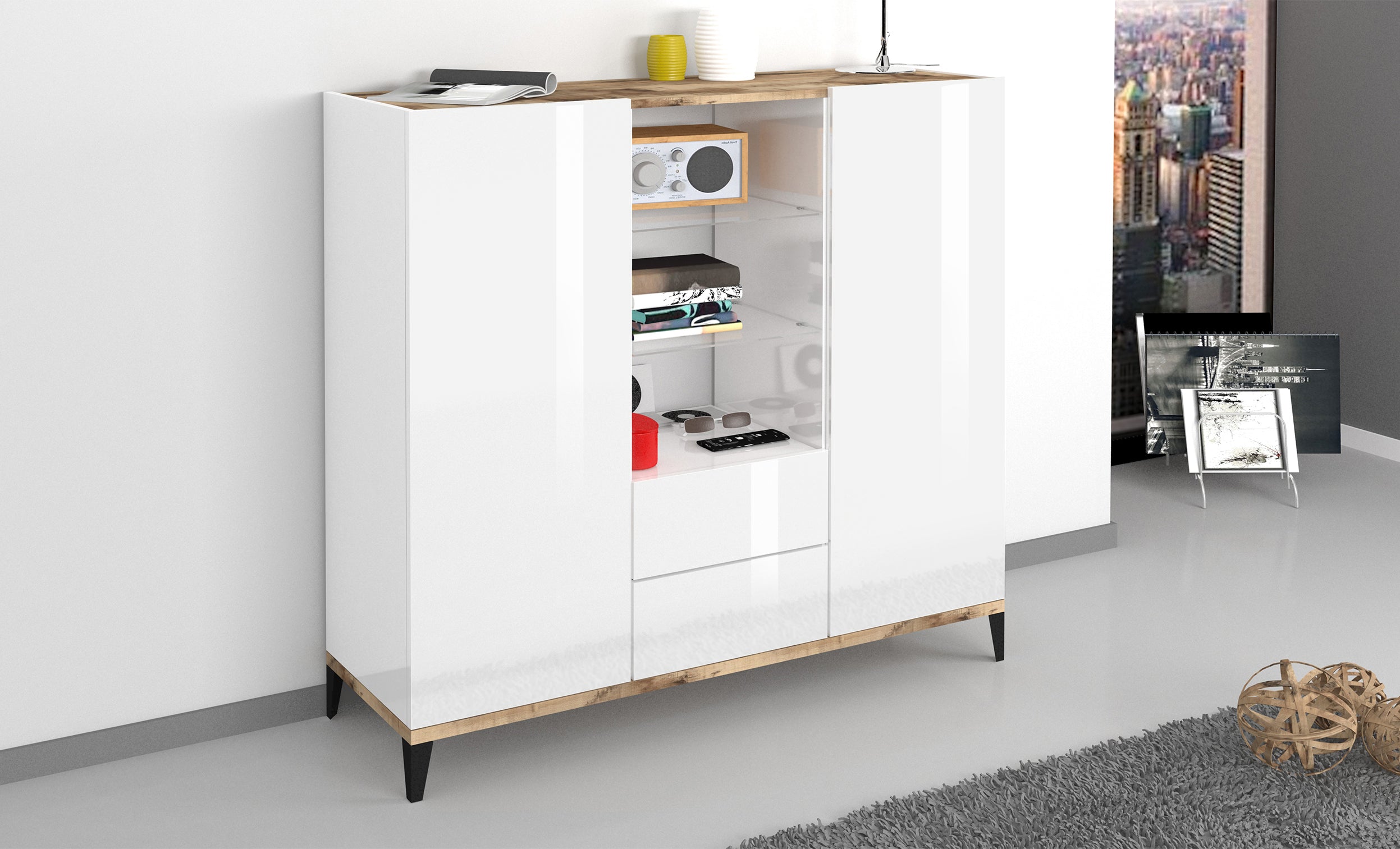 Credenza SUNRISE alta 120 cm