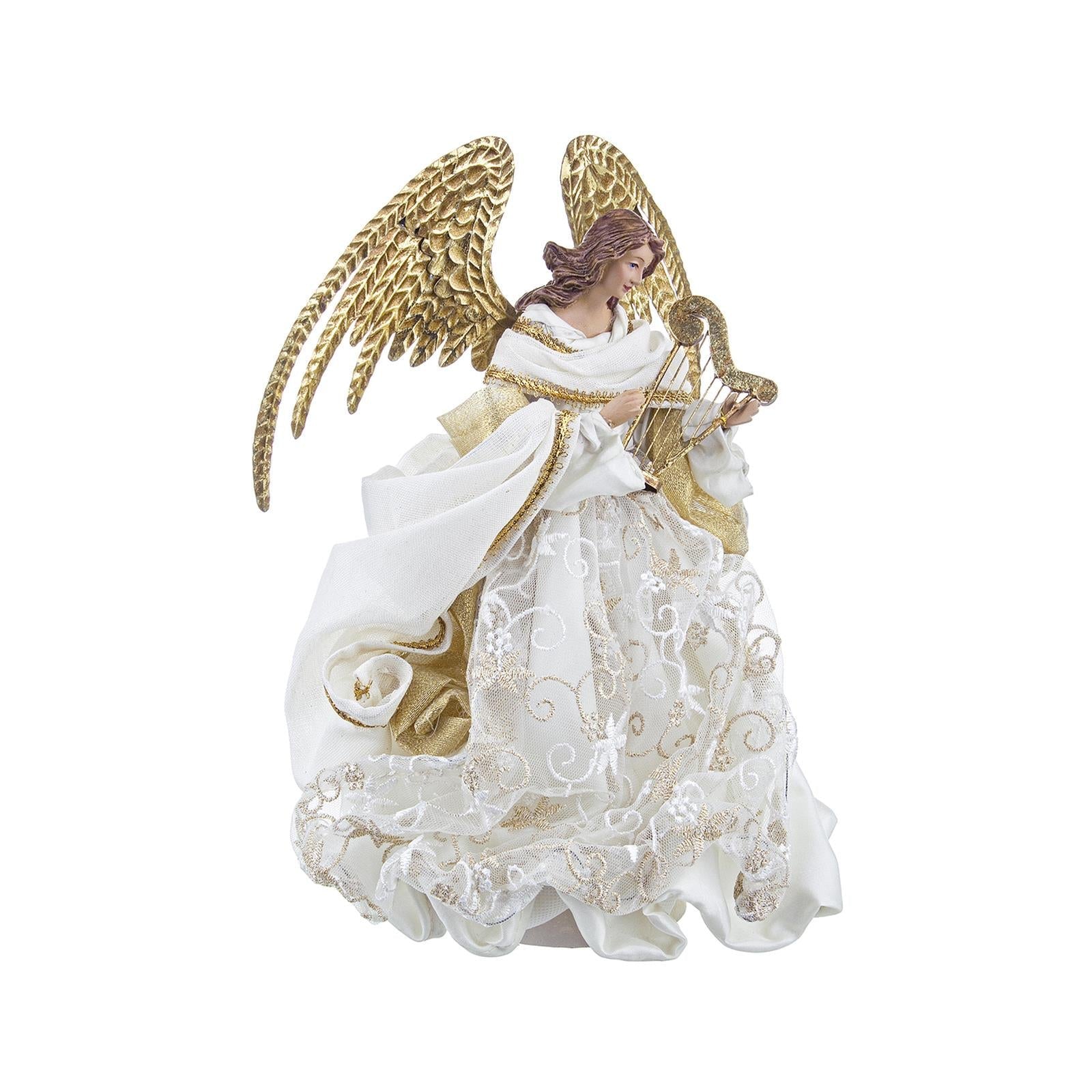 Puntale per albero di natale angelo NAIM  h28 cm