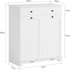 Mobile bagno con portabiancheria