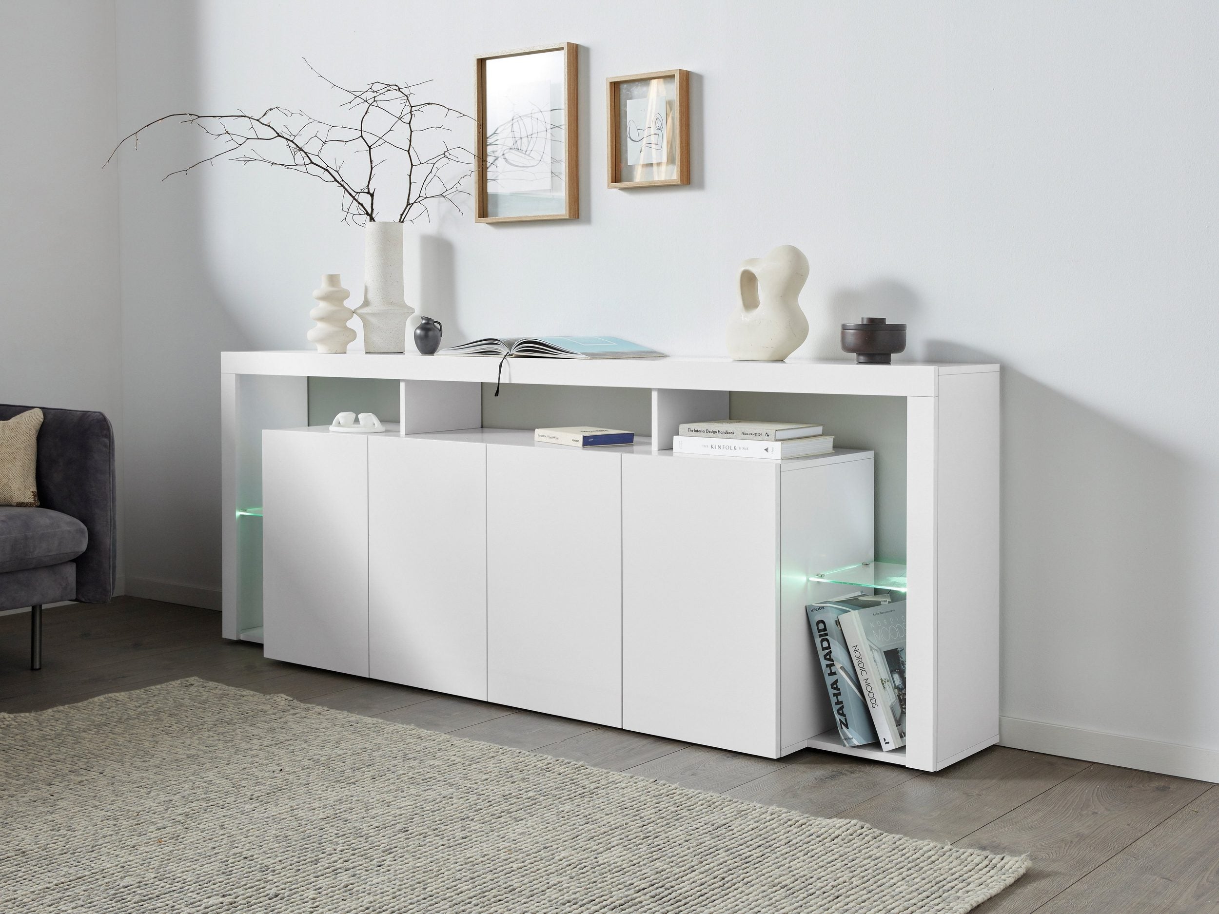 Credenza ESSENTIAL 4 ante da 220 cm
