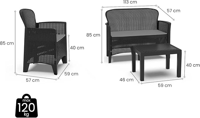 Set salotto da esterno
