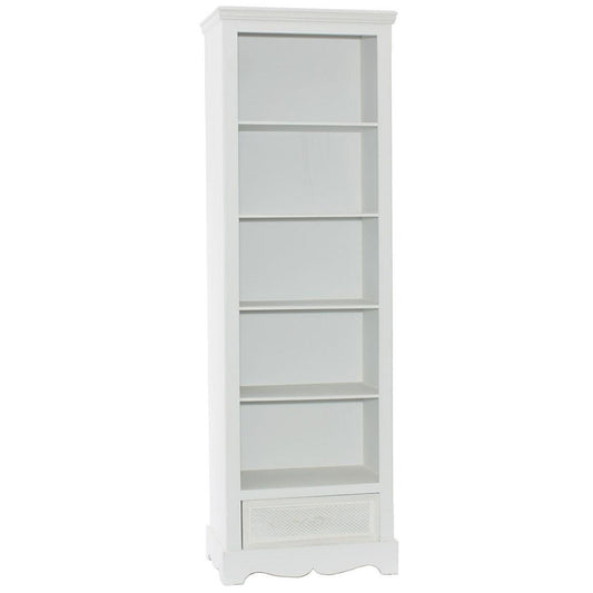 Libreria bianca classica 55X35H170