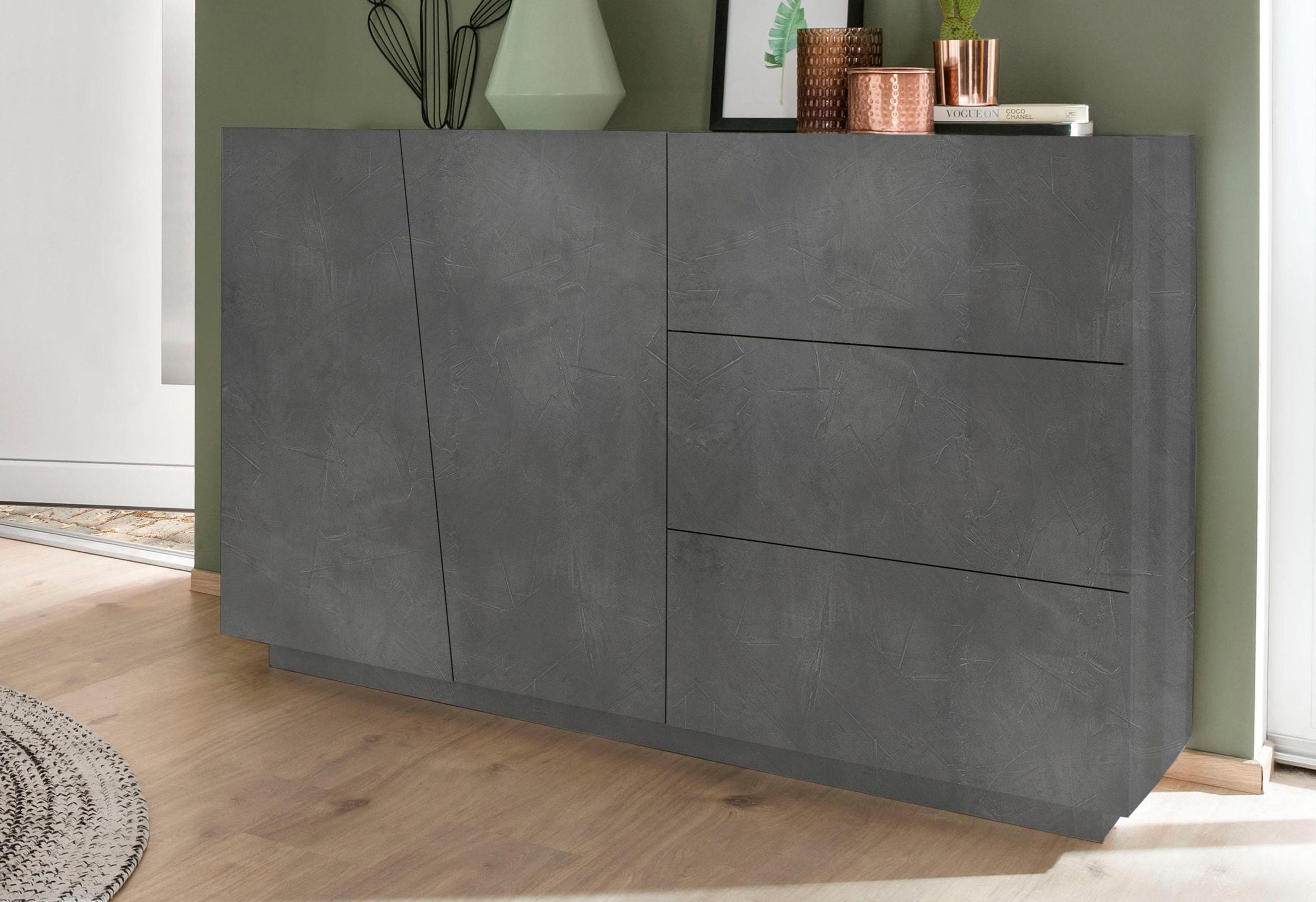 Credenza VEGA 140 cm 2 ante + 3 cassetti