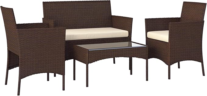 Salotto da esterno in Rattan