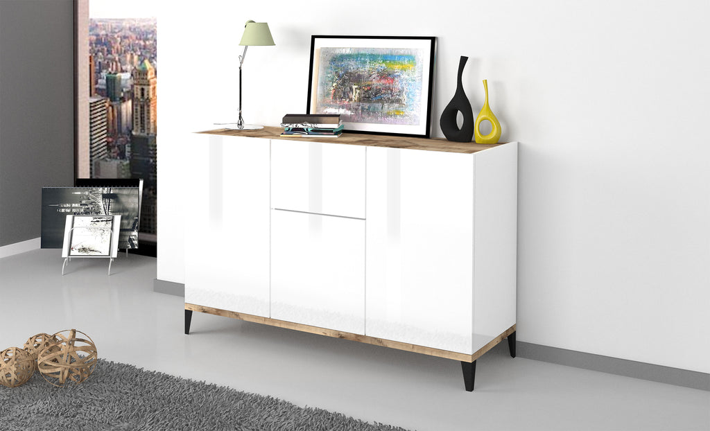 Credenza SUNRISE 3 ante + 1 cassetto da 120 cm