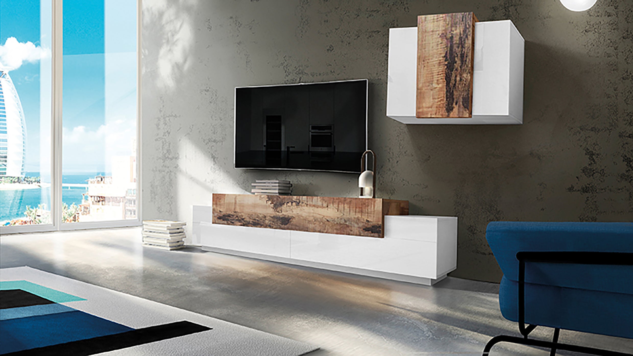 Soggiorno CORO con porta TV + pensile