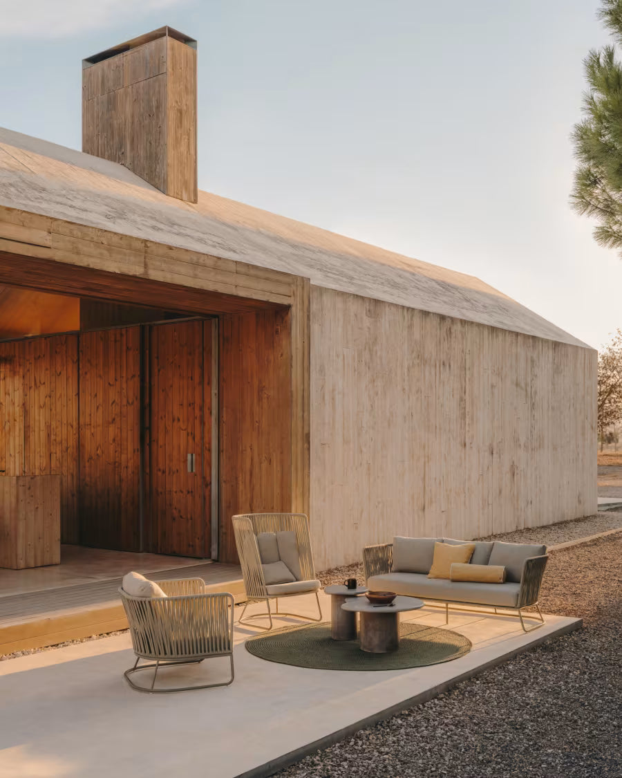 Tappeto rotondo Despas in fibre sintetiche verde Ø 200 cm