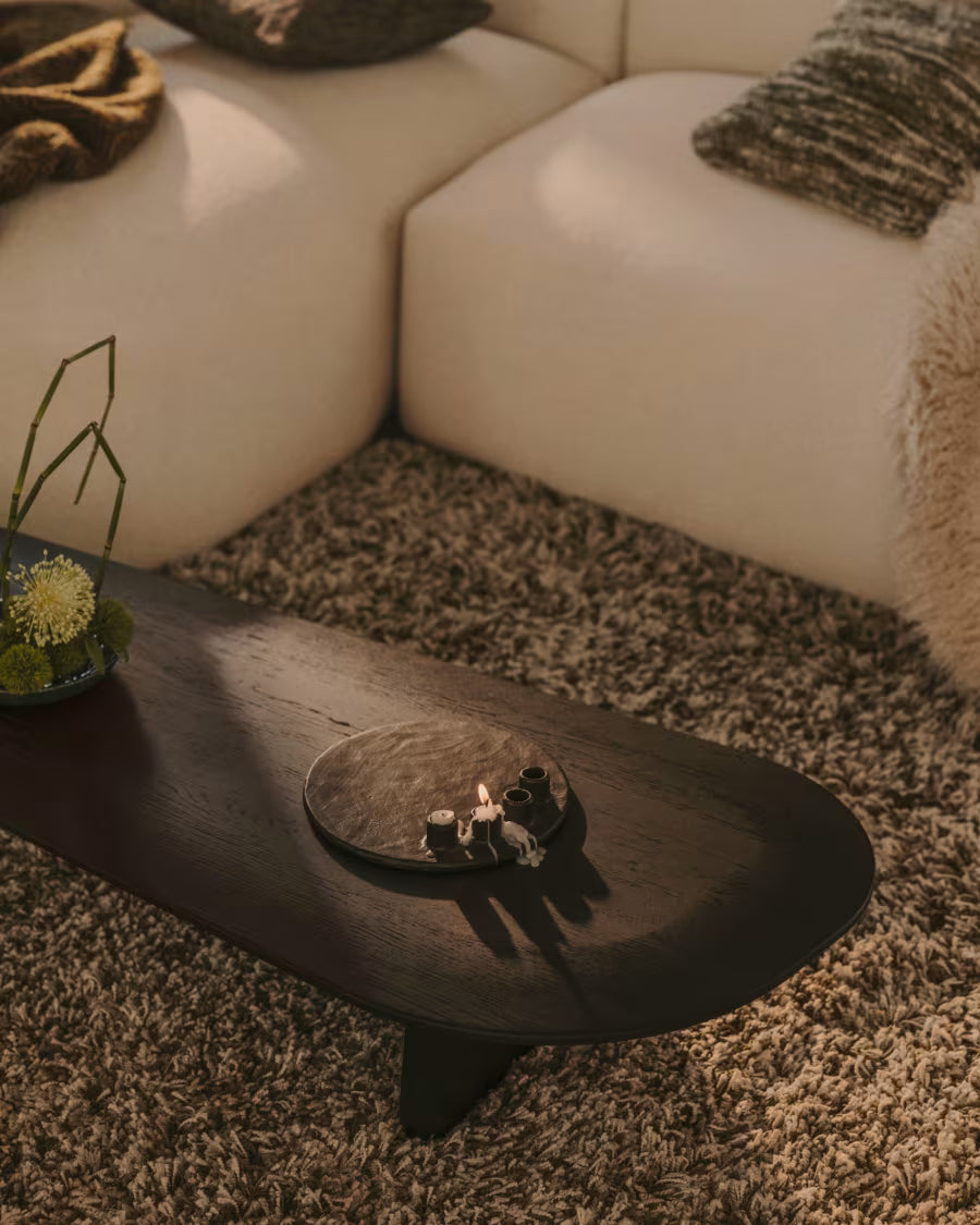 Candelabro Nuvro in alluminio nero