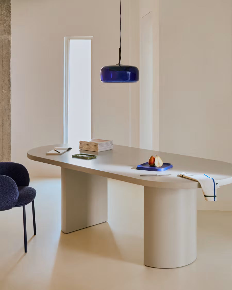 Tavolo Nealy MDF laccato con finitura écru 200 x 100 cm