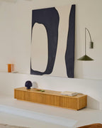 Applique Kally in metallo con finitura verniciata verde