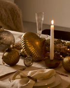 Ciondolo in vetro riciclato Raj dorato 20 cm