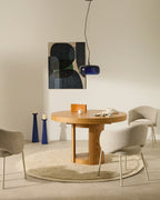 Tela astratta Nemsa blu e verde 90 x 60 cm