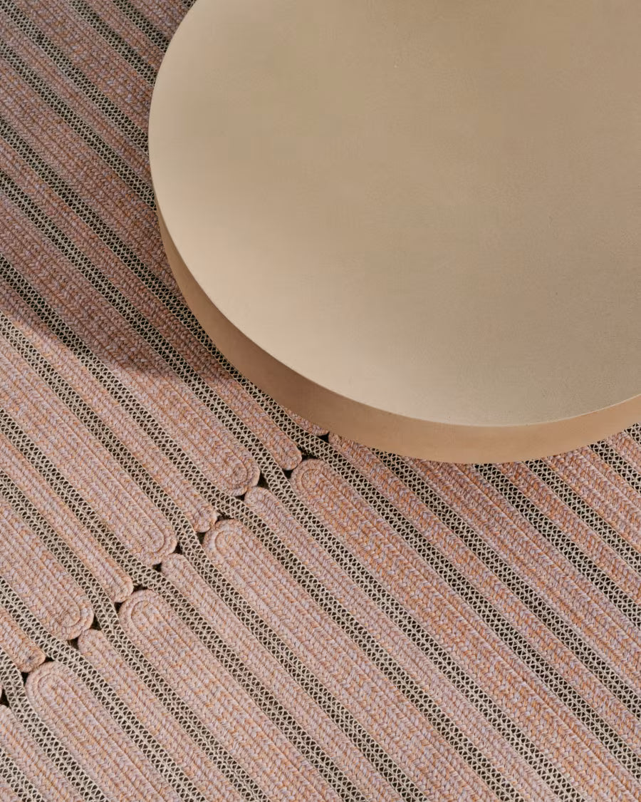Tappeto Olivan 100% PET arancione chiaro 200 x 300 cm
