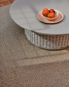 Tappeto Despas in fibre sintetiche beige Ø150 cm