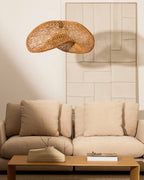 Paralume per la lampada da soffitto Isora in rattan con finitura in tonalità naturale 80 x 35 cm